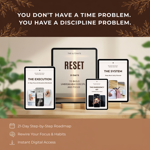 RESET 21-Day Focus and Discipline System $8.88